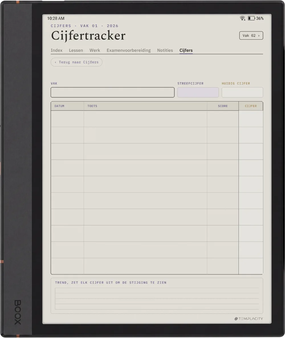 The Planner · Student Boox Note Max pagina 5