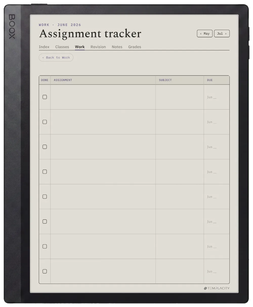 The Planner · Student Boox Tab Ultra C Pro page 1