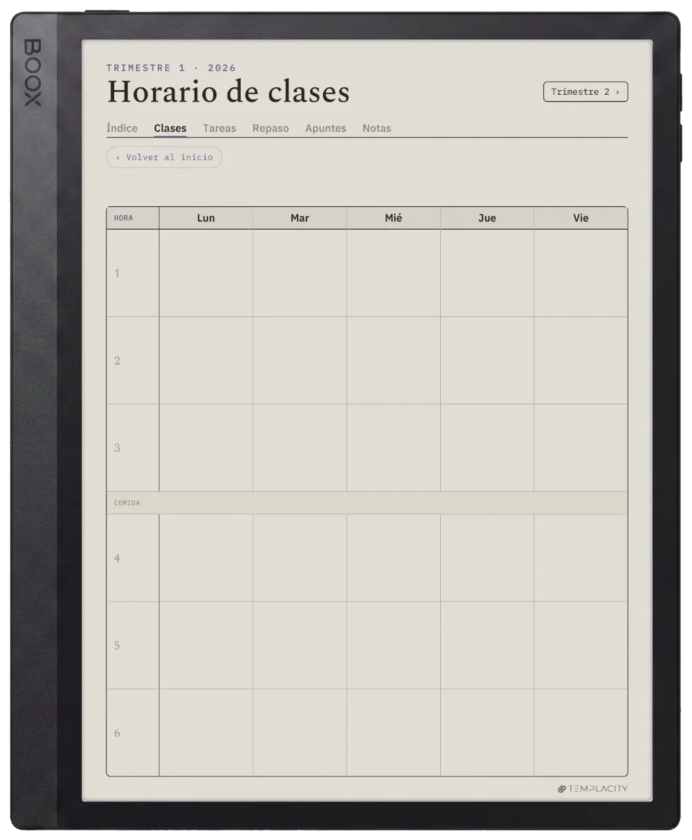 The Planner · Estudiantes Boox Tab Ultra C Pro página 4