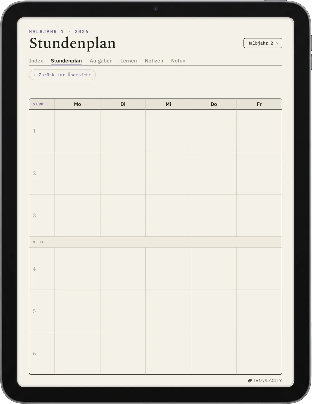 The Planner · Student iPad Seite 4