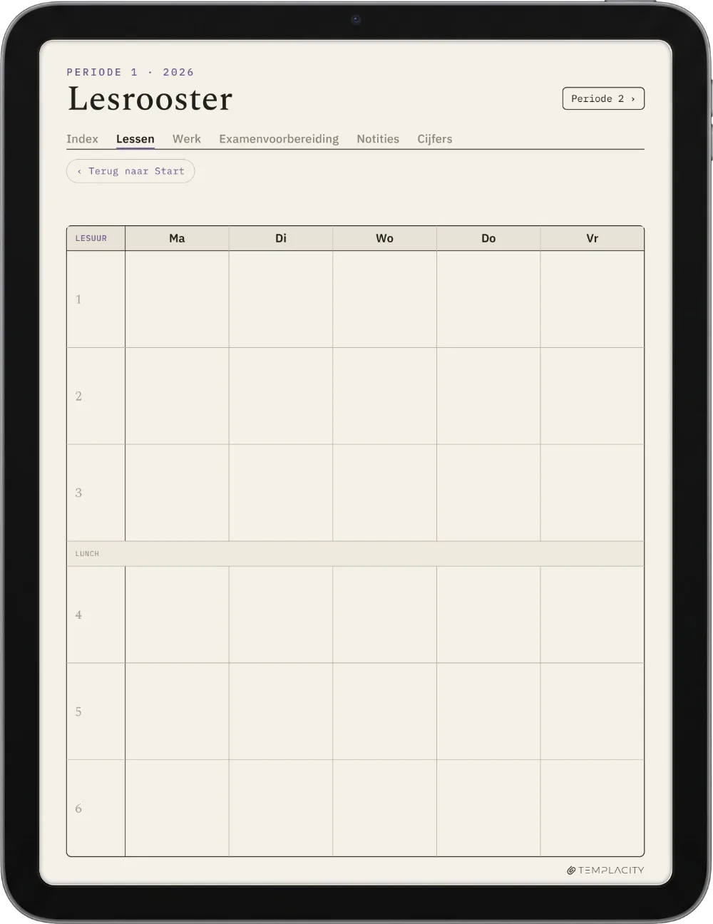 The Planner · Student iPad pagina 4