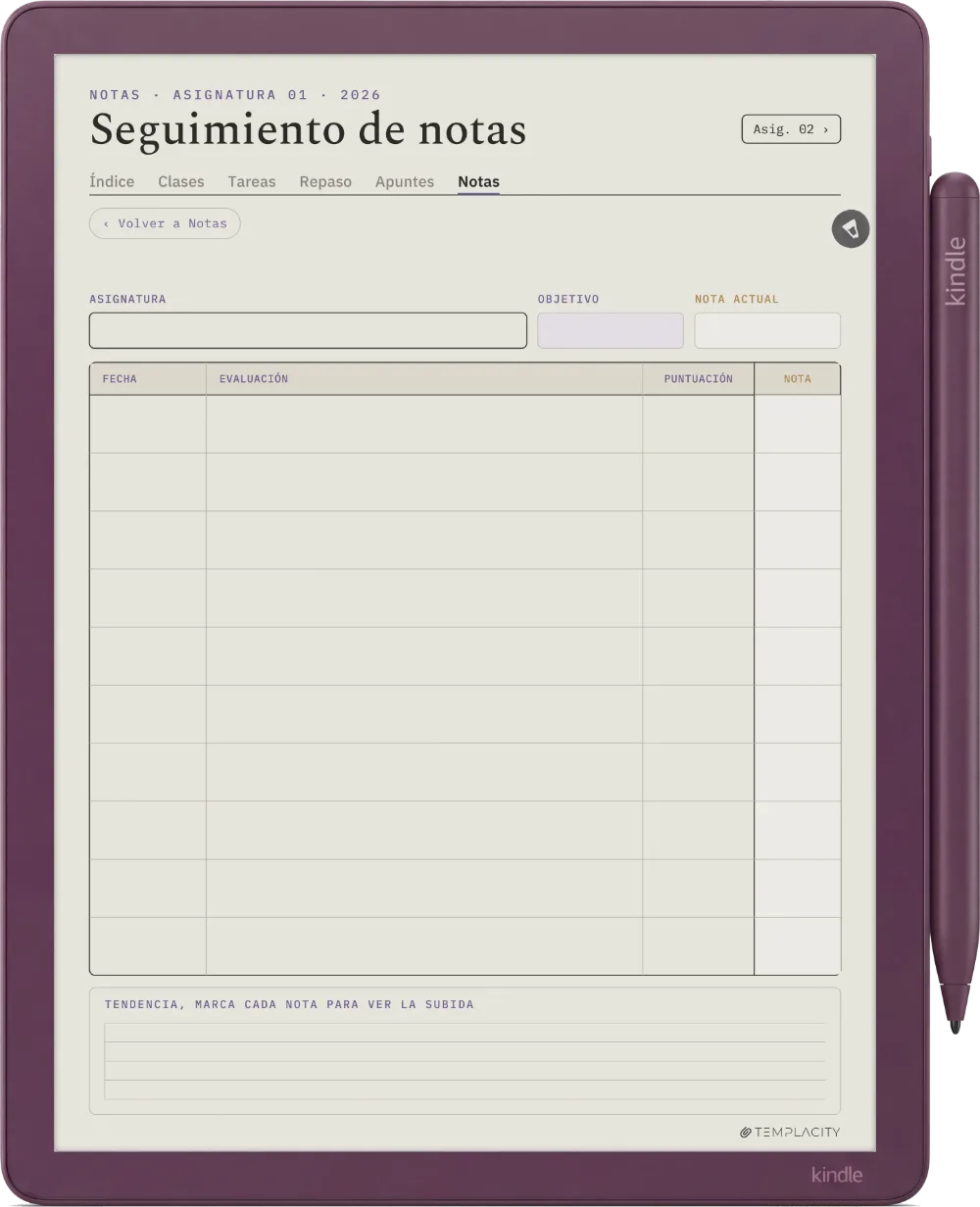 The Planner · Estudiantes Kindle Scribe Colorsoft página 5