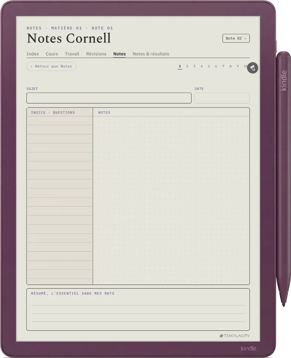 The Planner · Student Kindle Scribe Colorsoft page 2