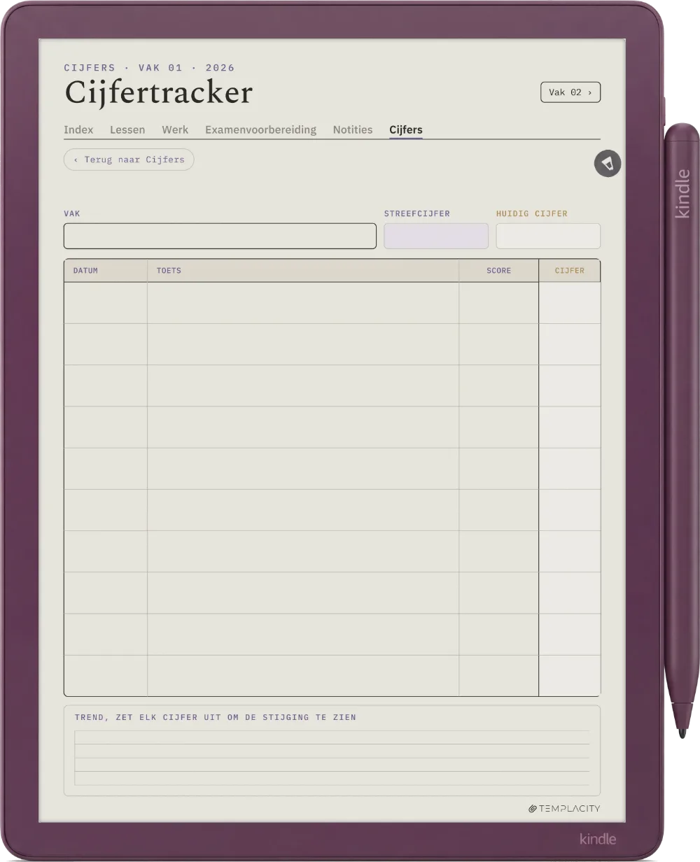 The Planner · Student Kindle Scribe Colorsoft pagina 5