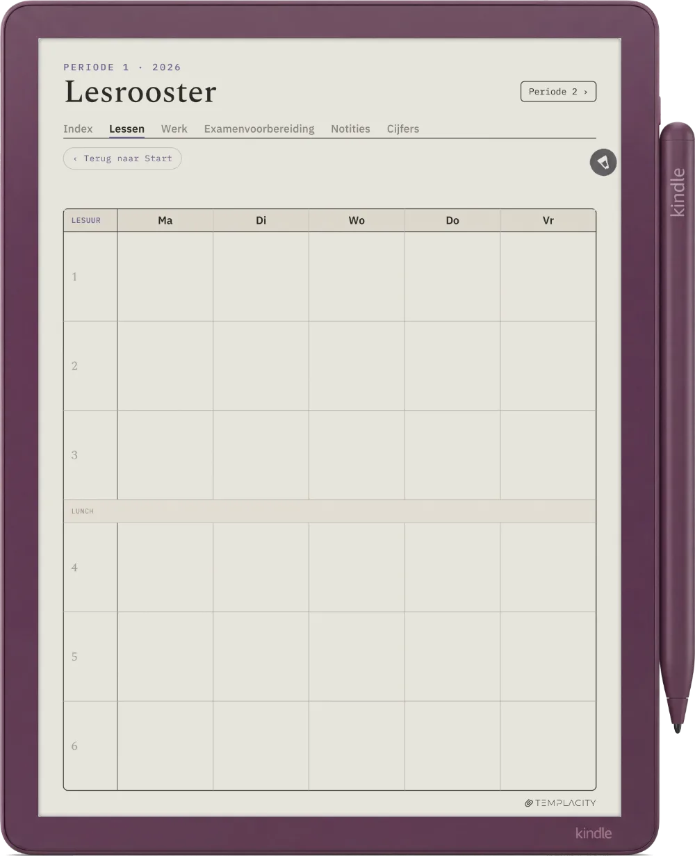 The Planner · Student Kindle Scribe Colorsoft pagina 4