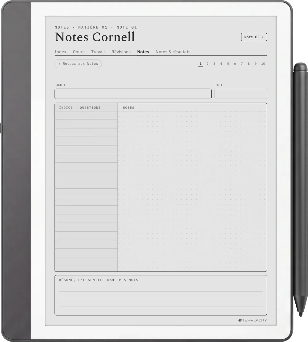 The Planner · Student Kindle Scribe page 2
