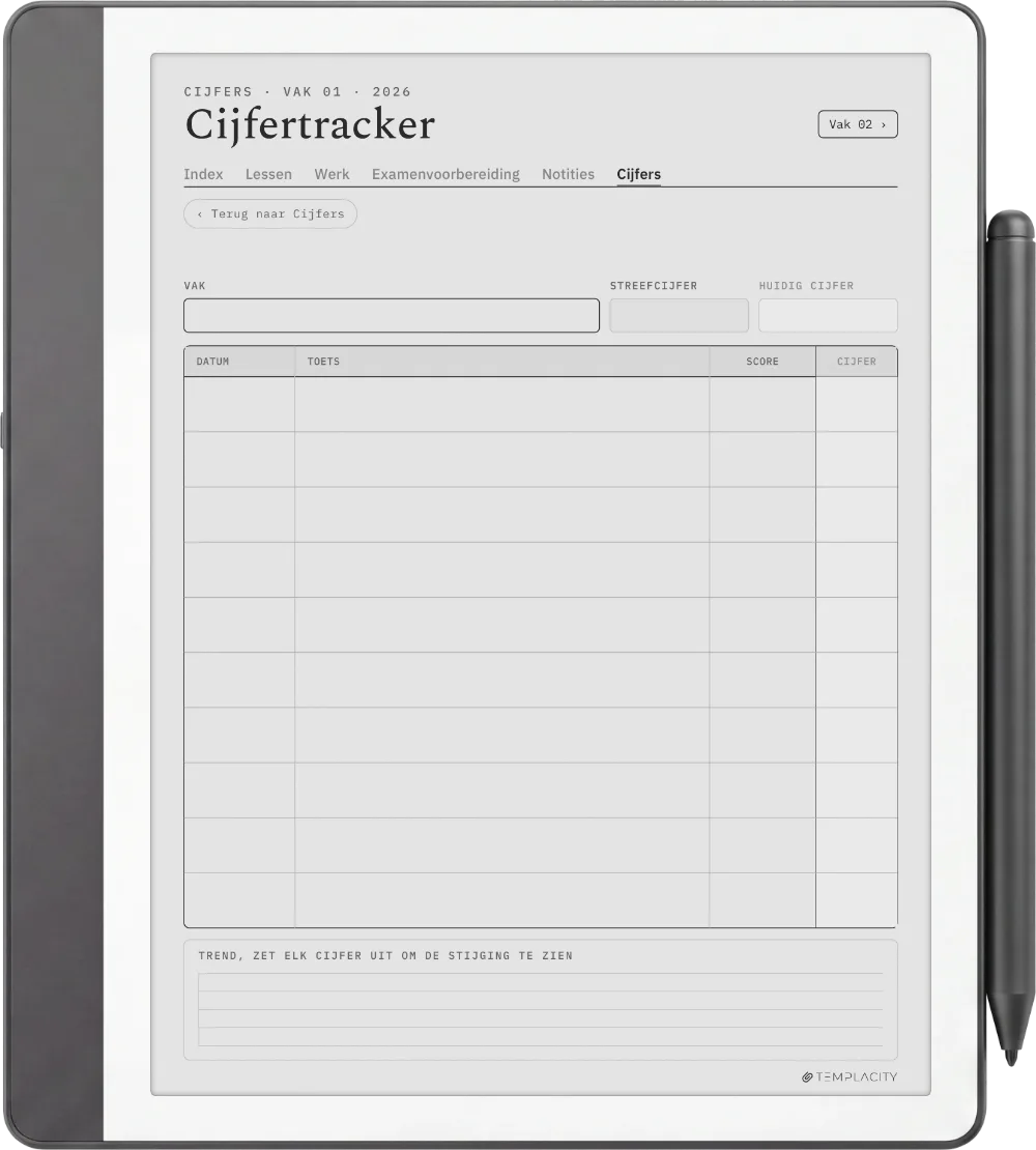The Planner · Student Kindle Scribe pagina 5