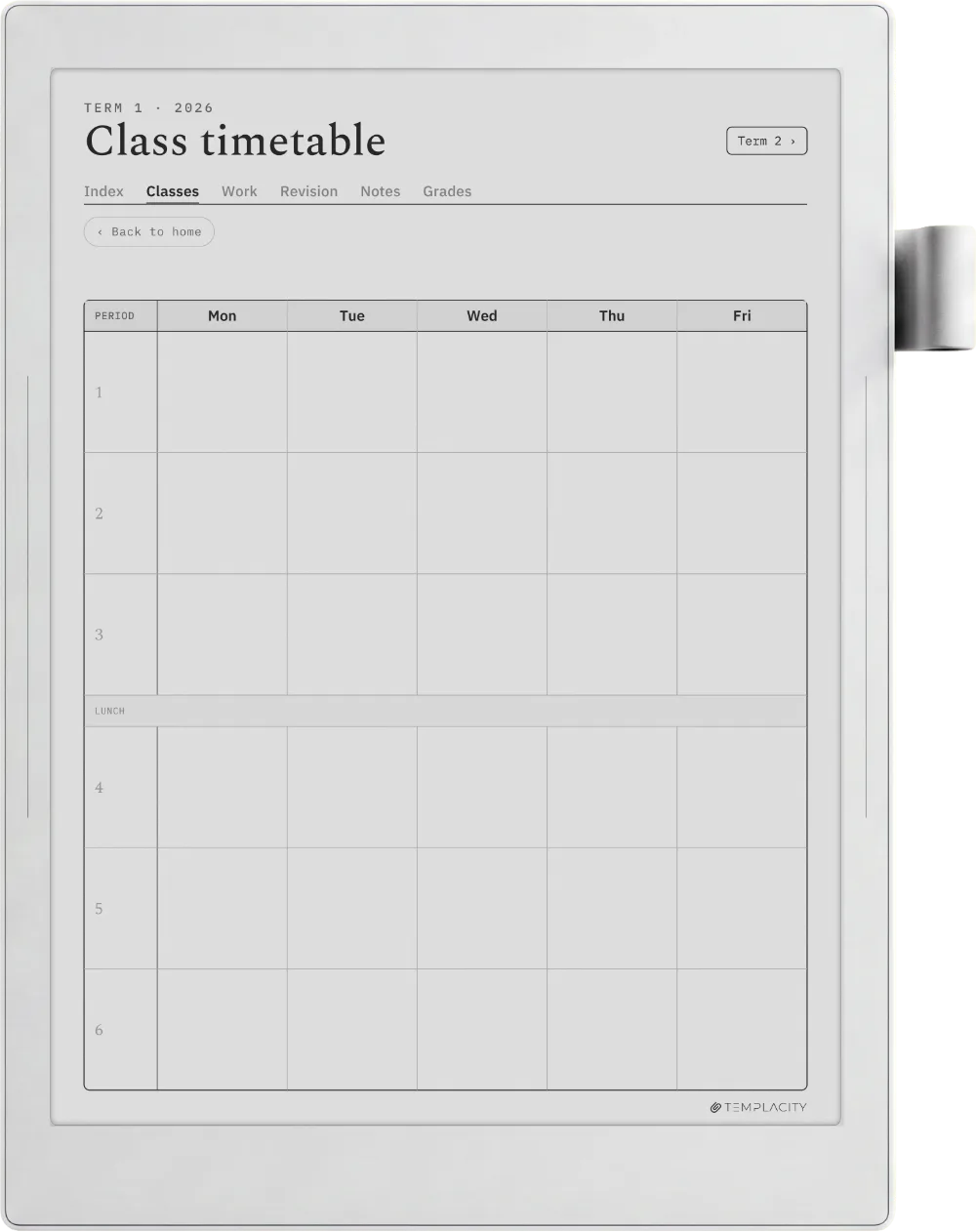 The Planner · Student Supernote Manta page 4