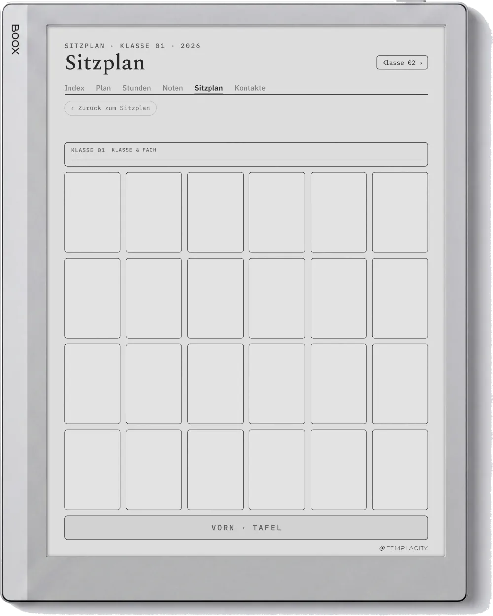 The Planner · Lehrer Boox Go 10.3 Seite 4
