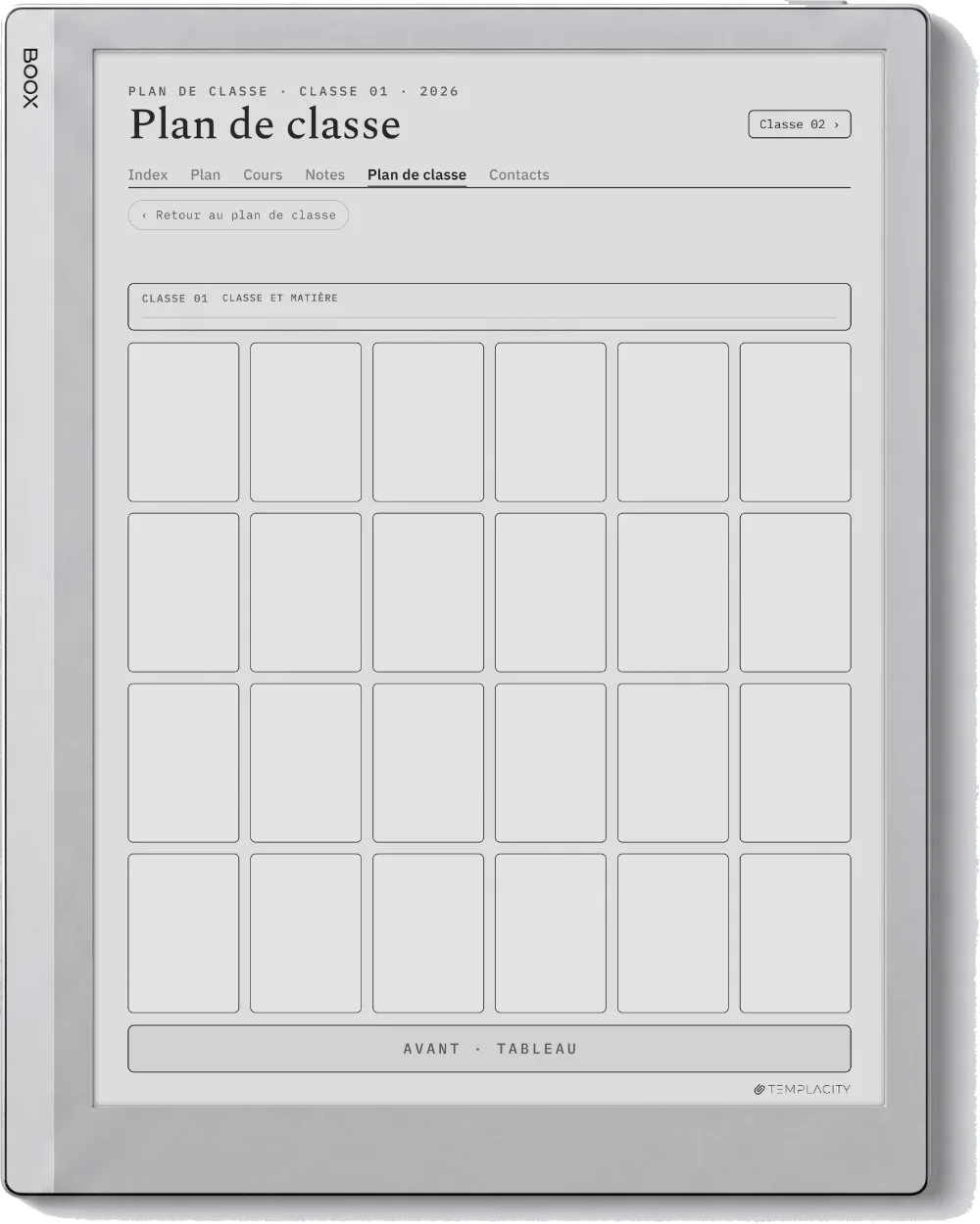 The Planner · Enseignant Boox Go 10.3 page 4