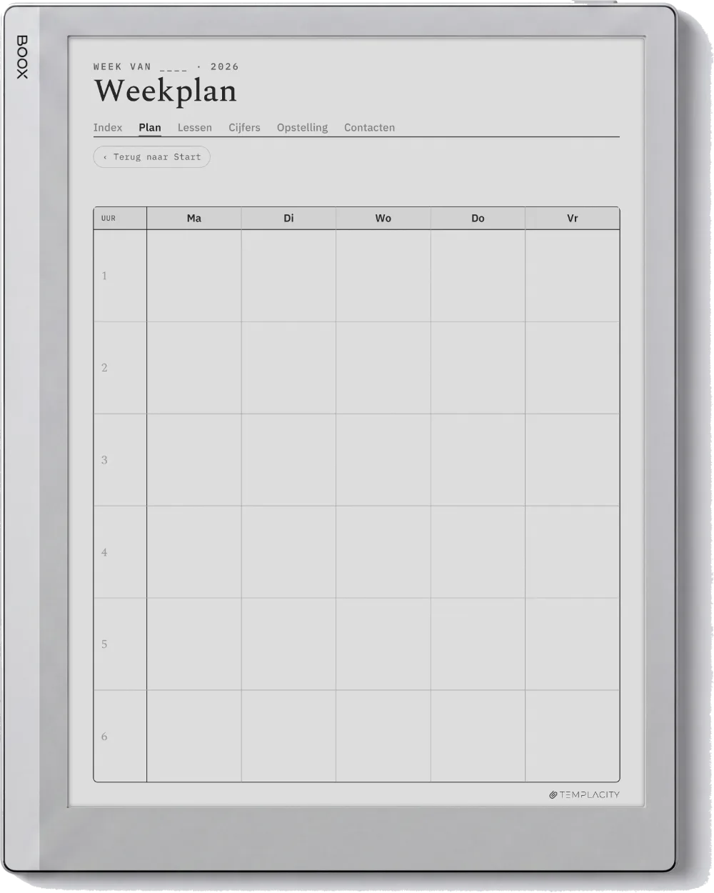 The Planner · Docent Boox Go 10.3 pagina 3