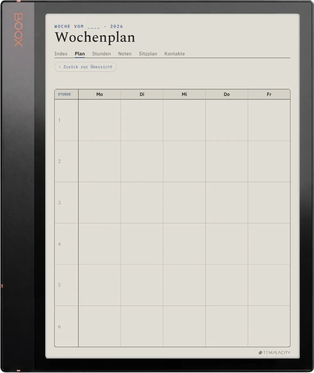 The Planner · Lehrer Boox Note Air3 C Seite 3