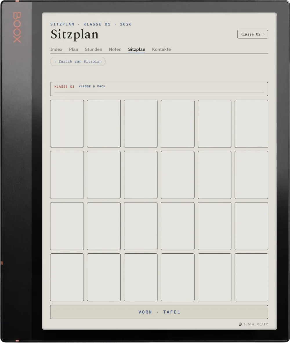 The Planner · Lehrer Boox Note Air3 C Seite 4