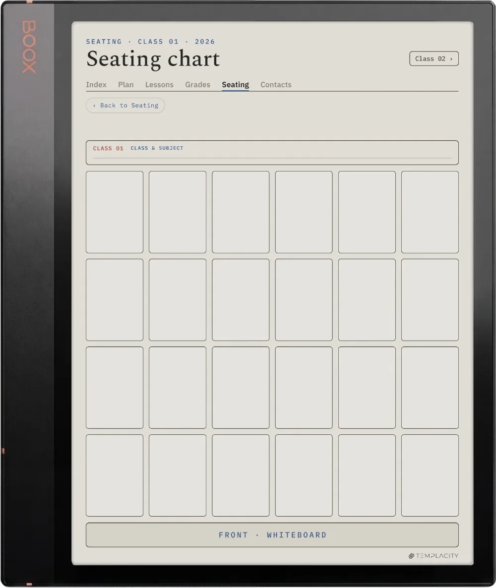 The Planner · Teacher Boox Note Air3 C page 4