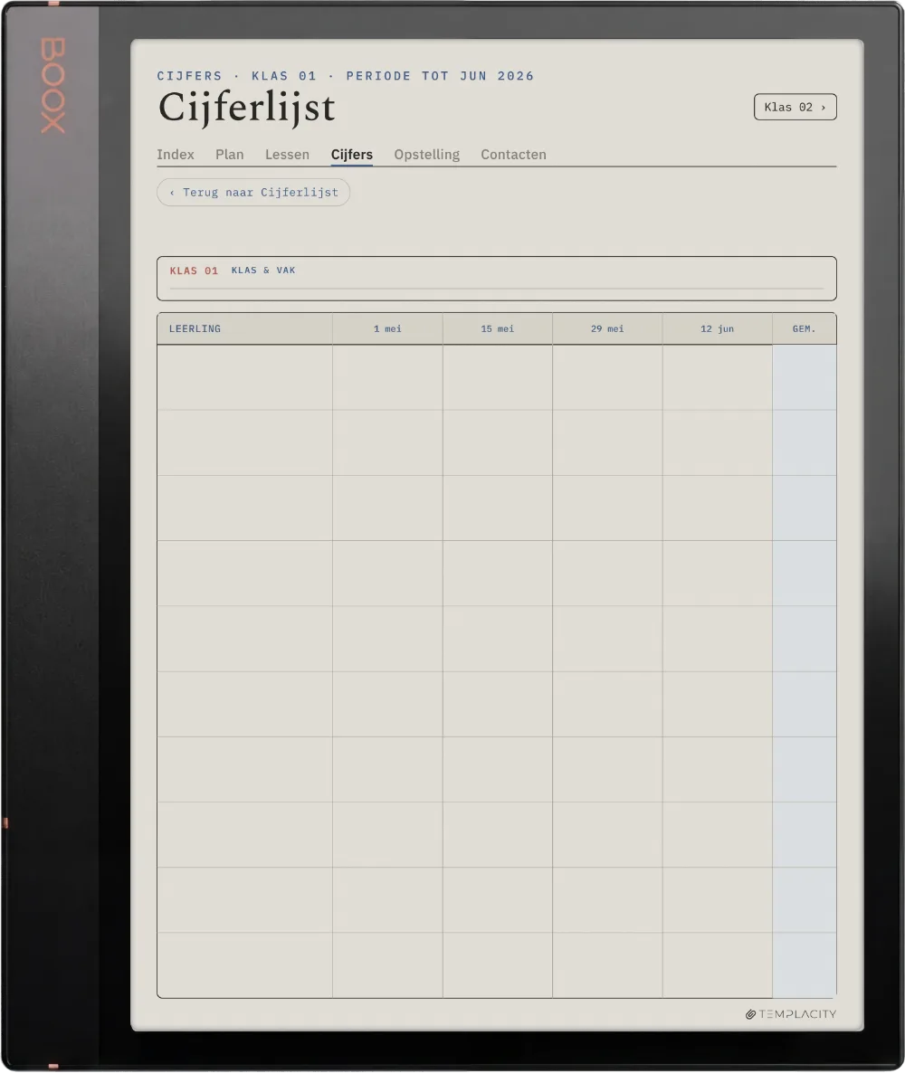 The Planner · Docent Boox Note Air3 C pagina 2