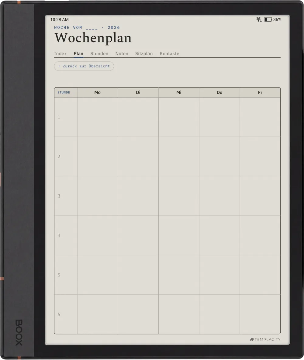 The Planner · Lehrer Boox Note Air4 C Seite 3