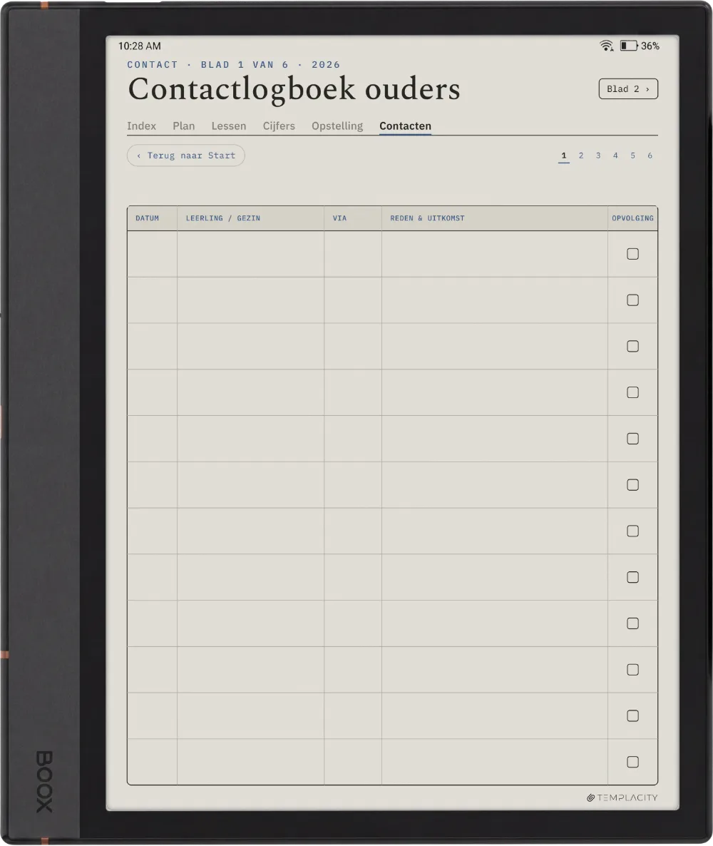 The Planner · Docent Boox Note Air4 C pagina 5