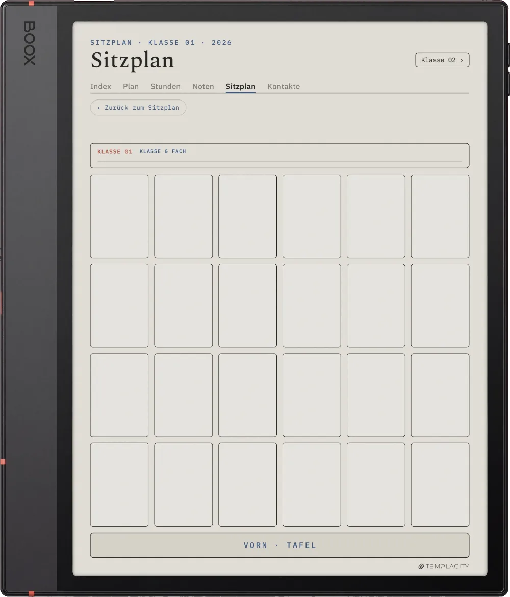 The Planner · Lehrer Boox Note Air5 C Seite 4