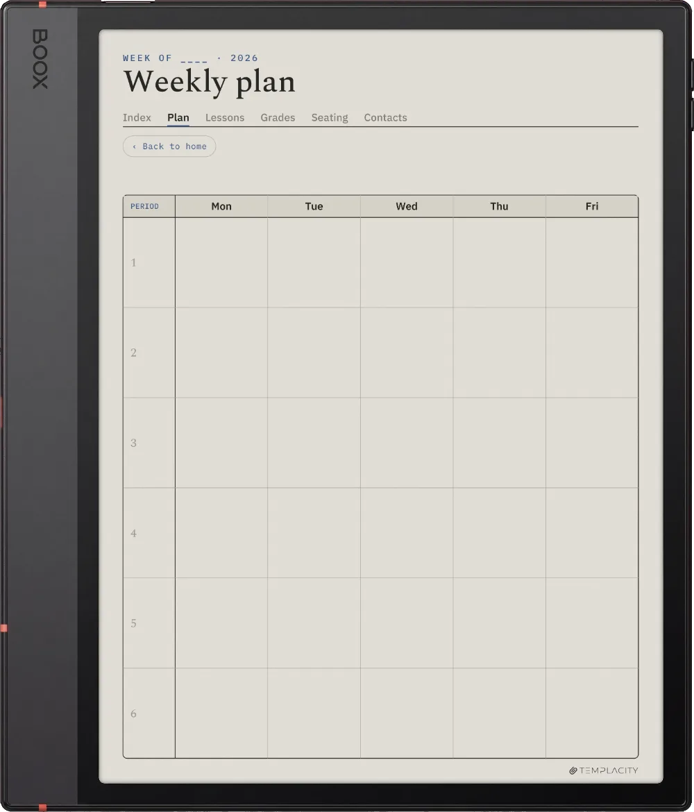The Planner · Teacher Boox Note Air5 C page 3