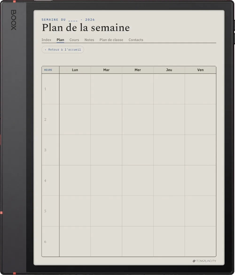 The Planner · Enseignant Boox Note Air5 C page 3