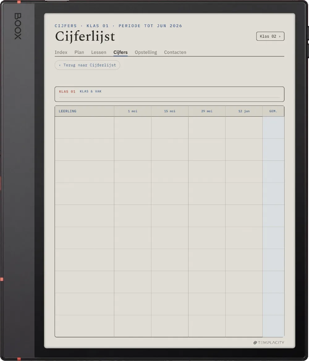 The Planner · Docent Boox Note Air5 C pagina 2