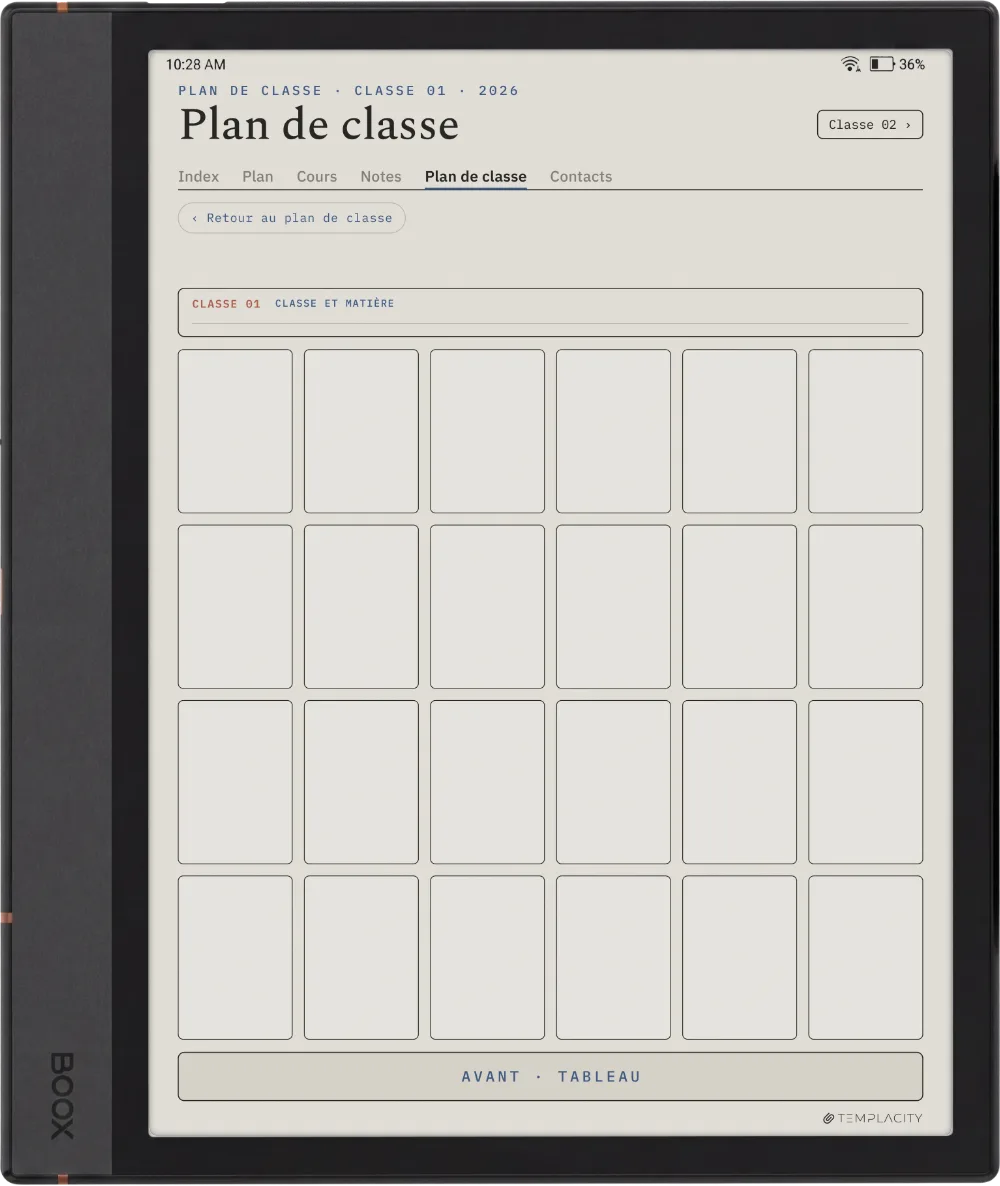 The Planner · Enseignant Boox Note Max page 4