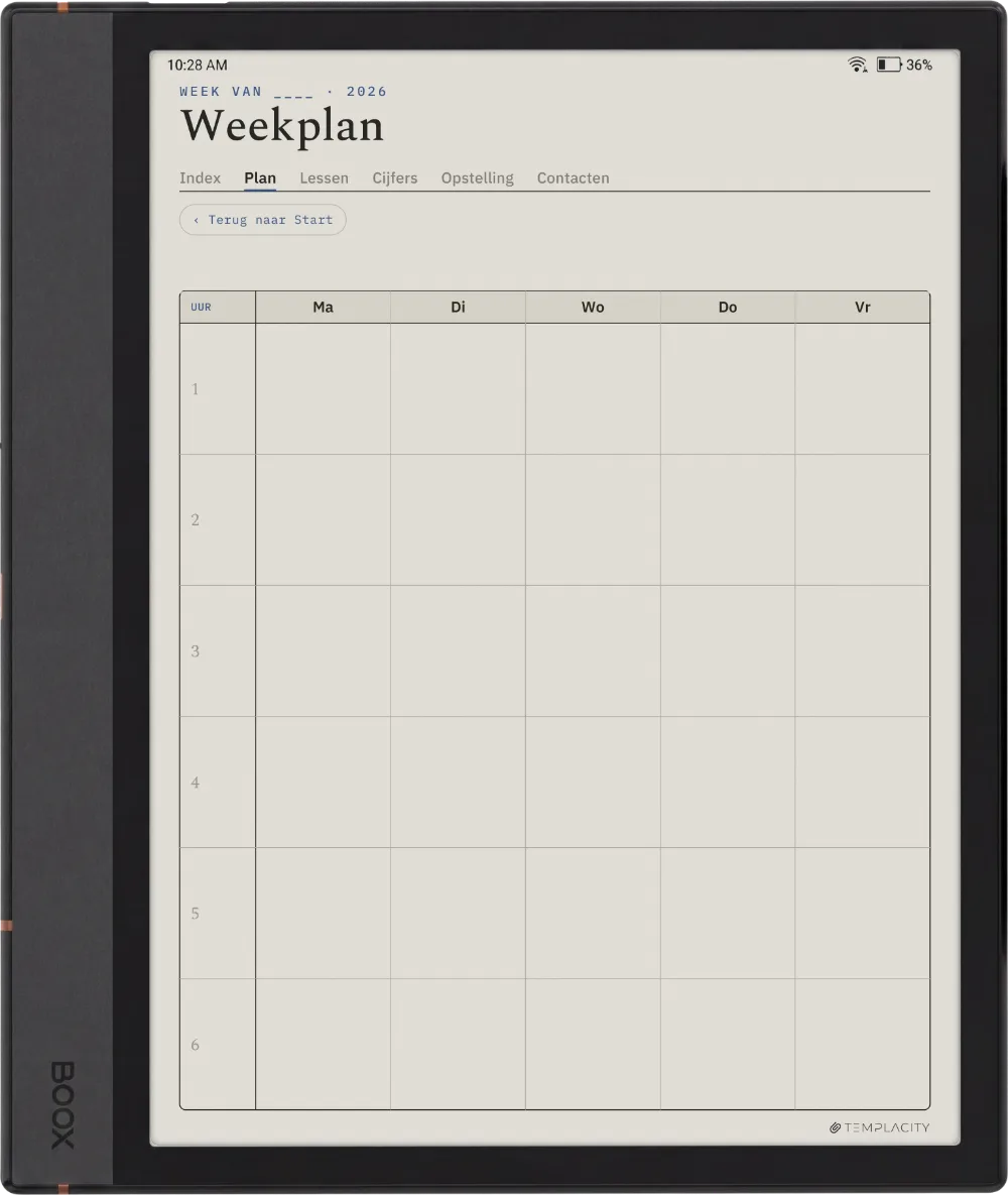 The Planner · Docent Boox Note Max pagina 3
