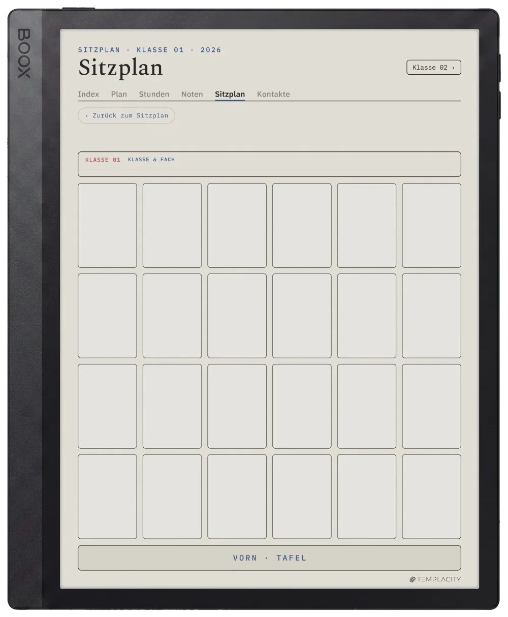 The Planner · Lehrer Boox Tab Ultra C Pro Seite 4