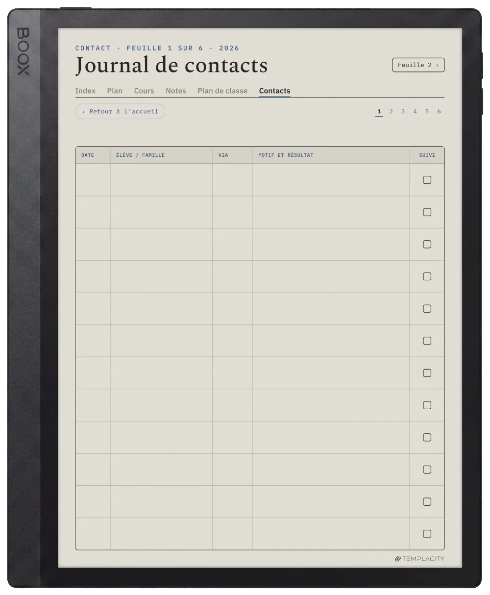 The Planner · Enseignant Boox Tab Ultra C Pro page 5