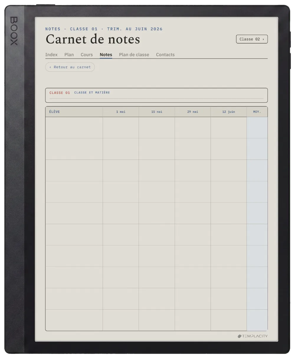 The Planner · Enseignant Boox Tab Ultra C Pro page 2