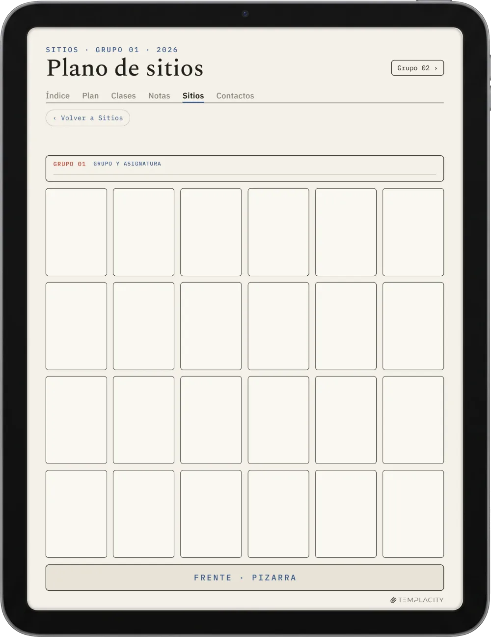 The Planner · Docente iPad página 4