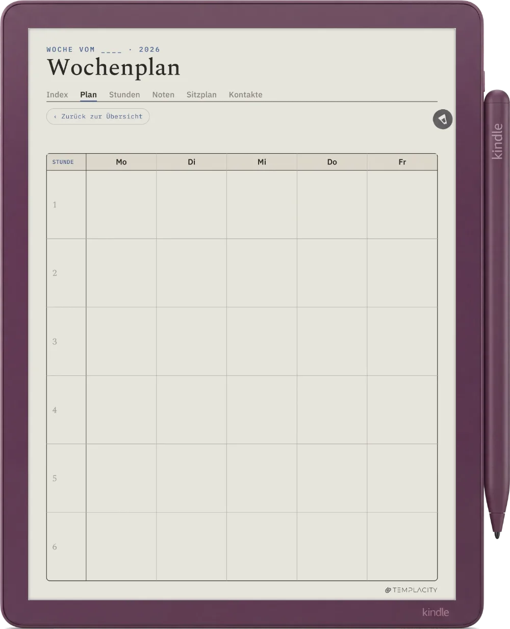 The Planner · Lehrer Kindle Scribe Colorsoft Seite 3