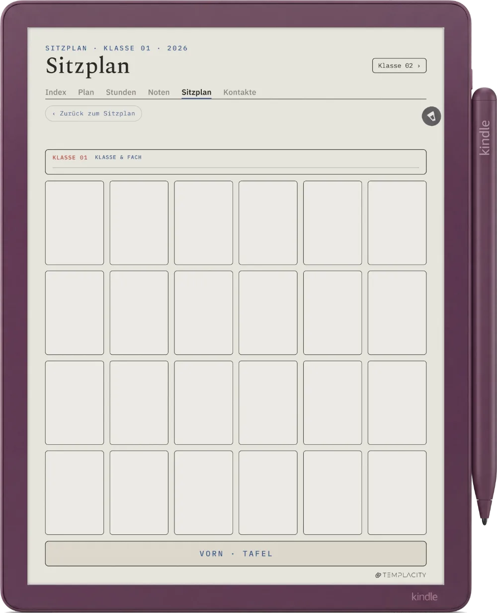 The Planner · Lehrer Kindle Scribe Colorsoft Seite 4
