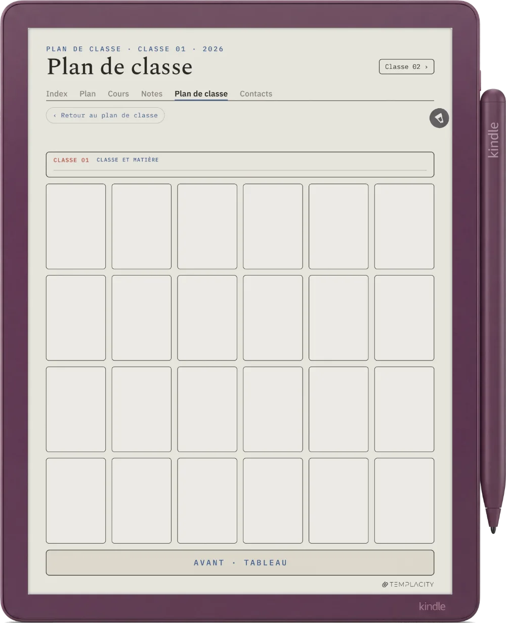 The Planner · Enseignant Kindle Scribe Colorsoft page 4