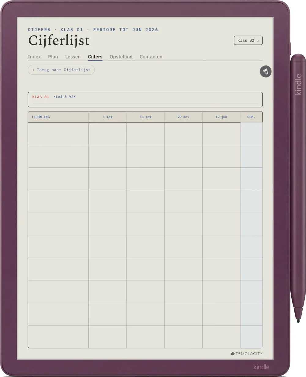 The Planner · Docent Kindle Scribe Colorsoft pagina 2
