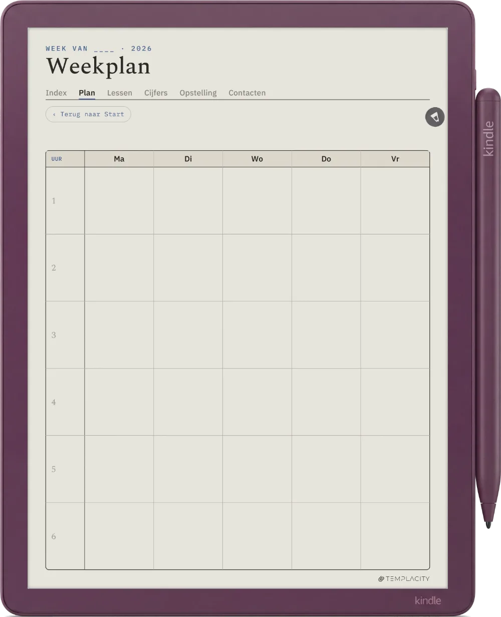 The Planner · Docent Kindle Scribe Colorsoft pagina 3