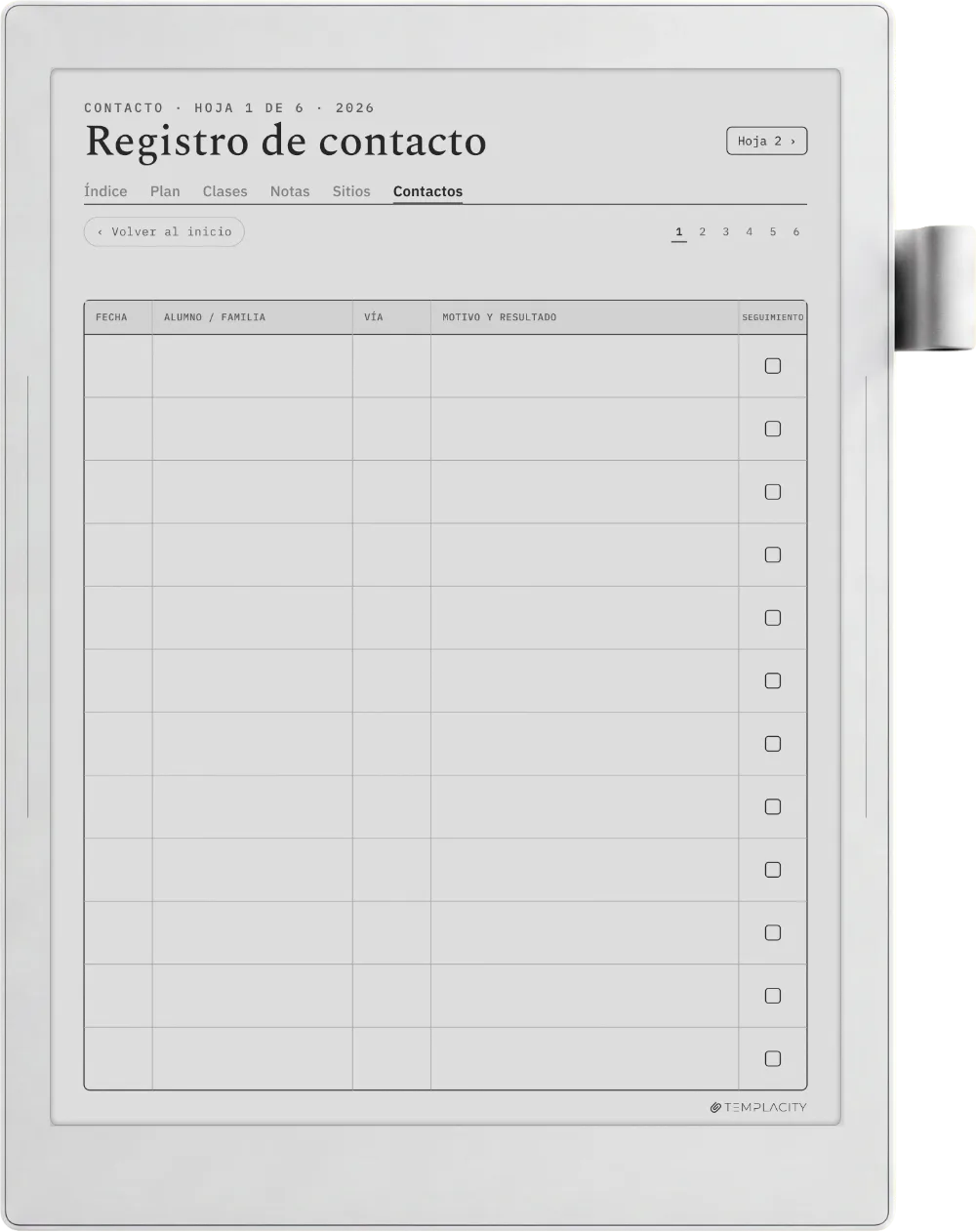 The Planner · Docente Supernote Manta página 5