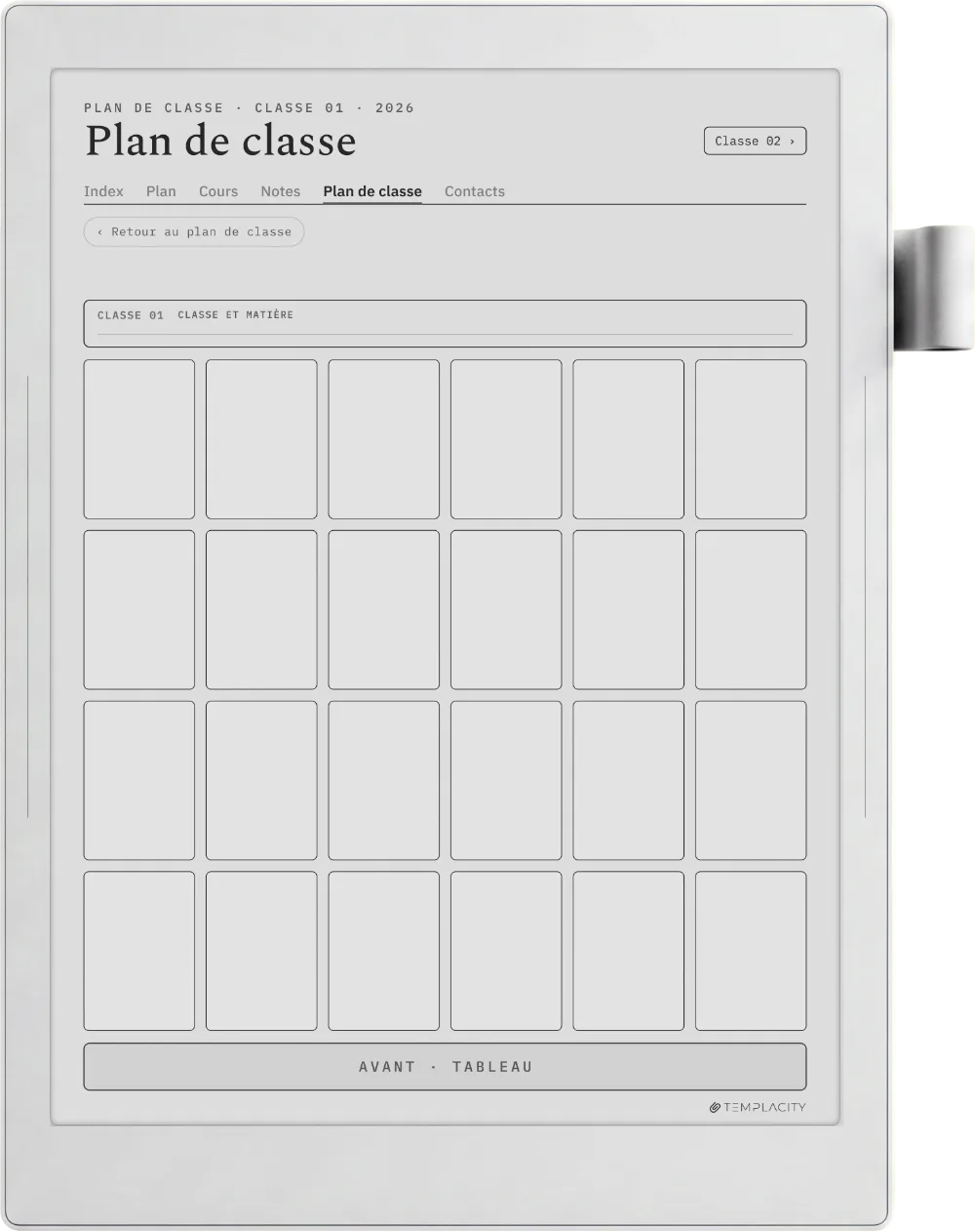The Planner · Enseignant Supernote Manta page 4