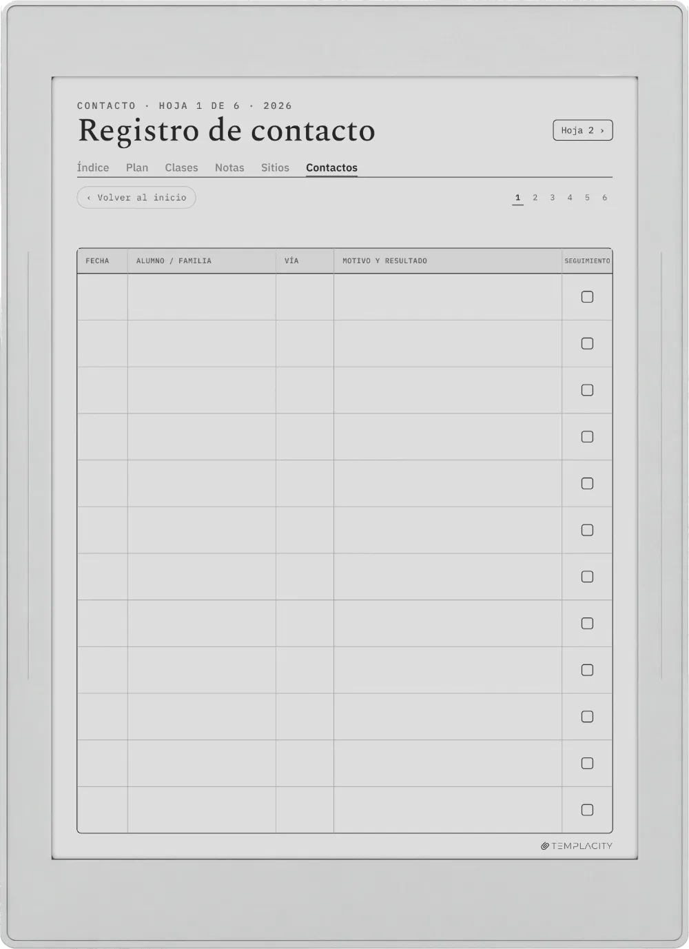 The Planner · Docente Supernote Nomad página 5
