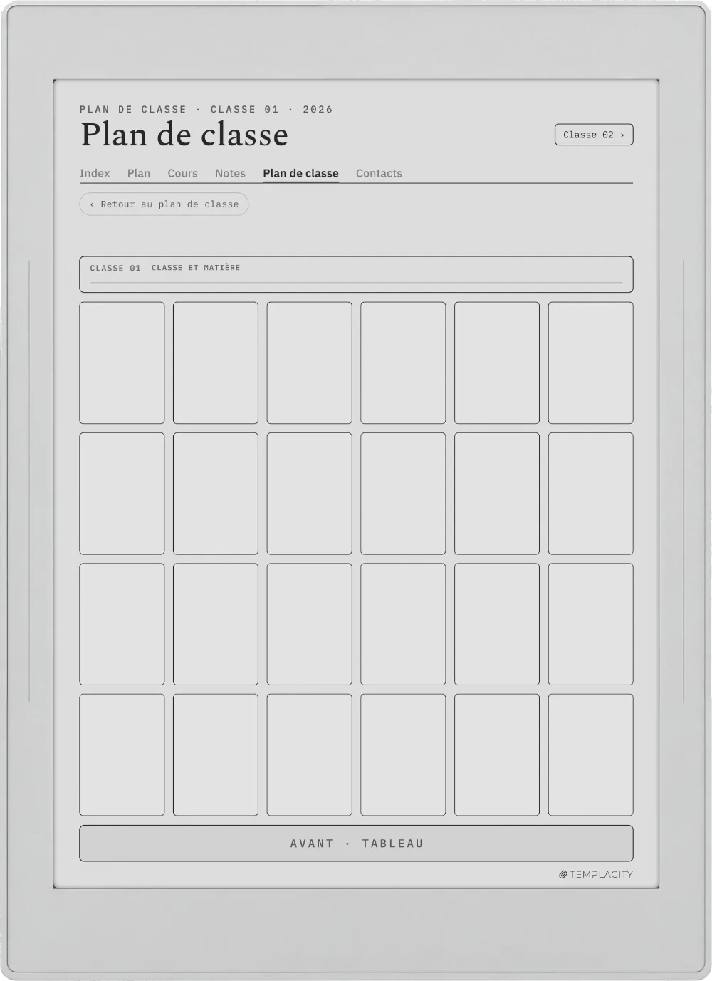 The Planner · Enseignant Supernote Nomad page 4