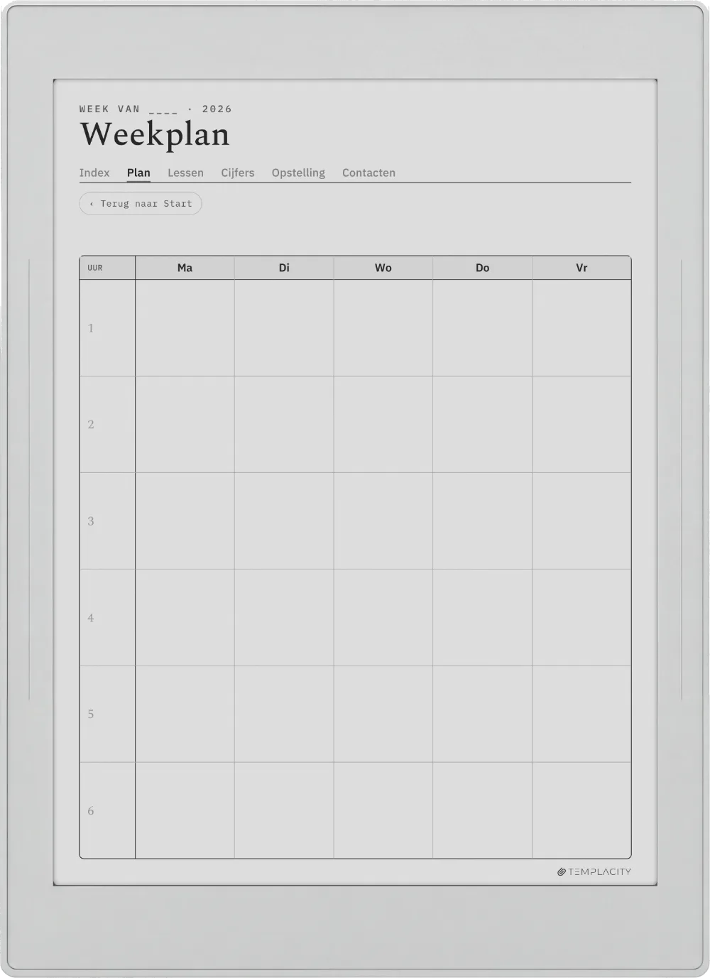 The Planner · Docent Supernote Nomad pagina 3