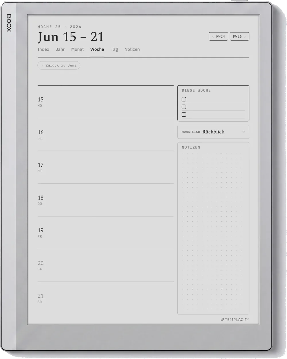 The Planner für Boox Boox Go 10.3 Seite 2