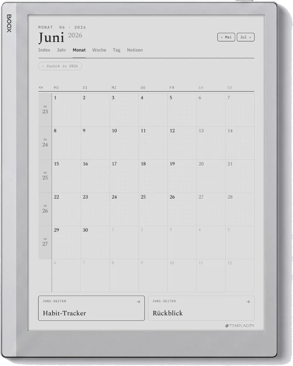 The Planner für Boox Boox Go 10.3 Seite 3