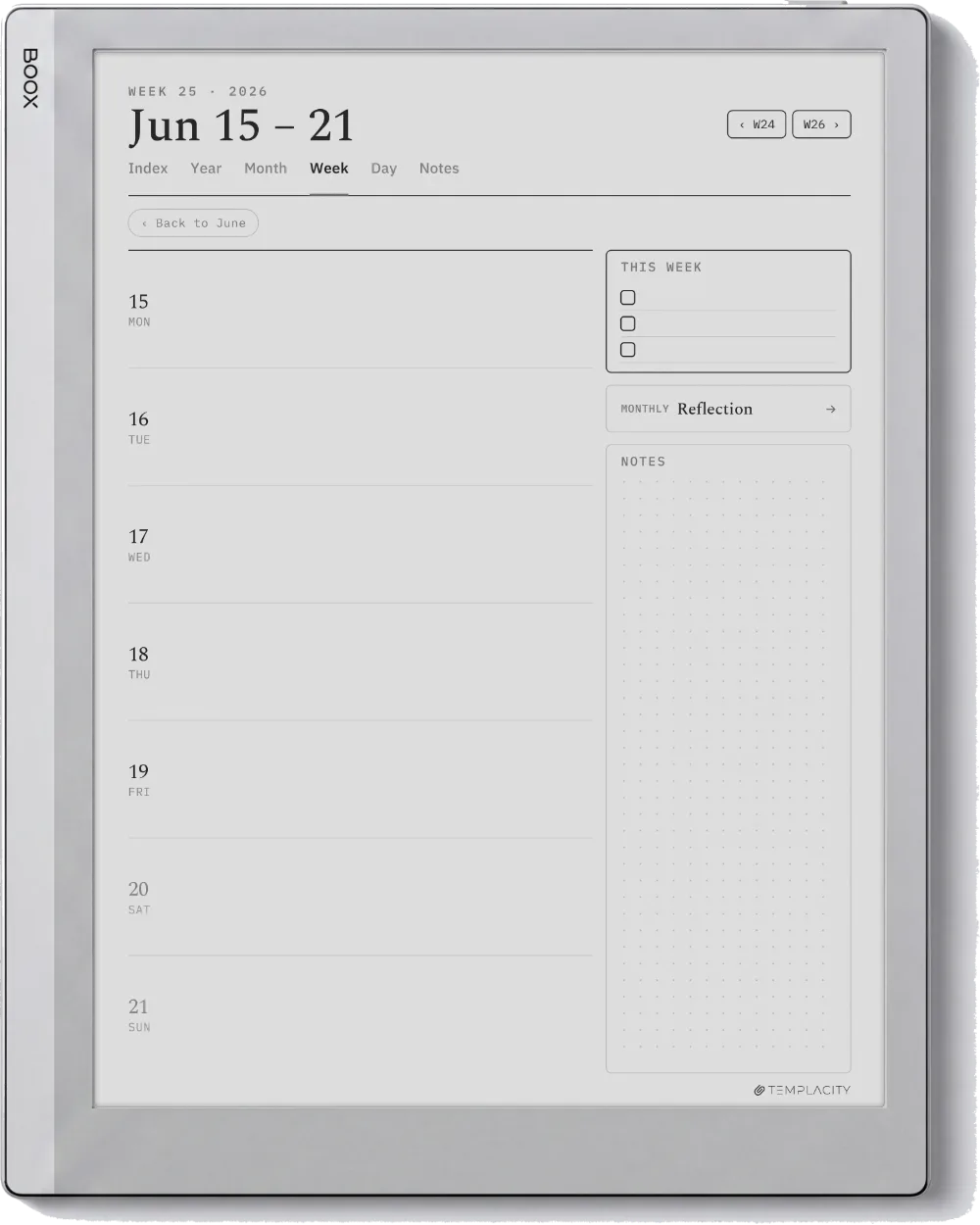 The Planner for Boox Boox Go 10.3 page 2