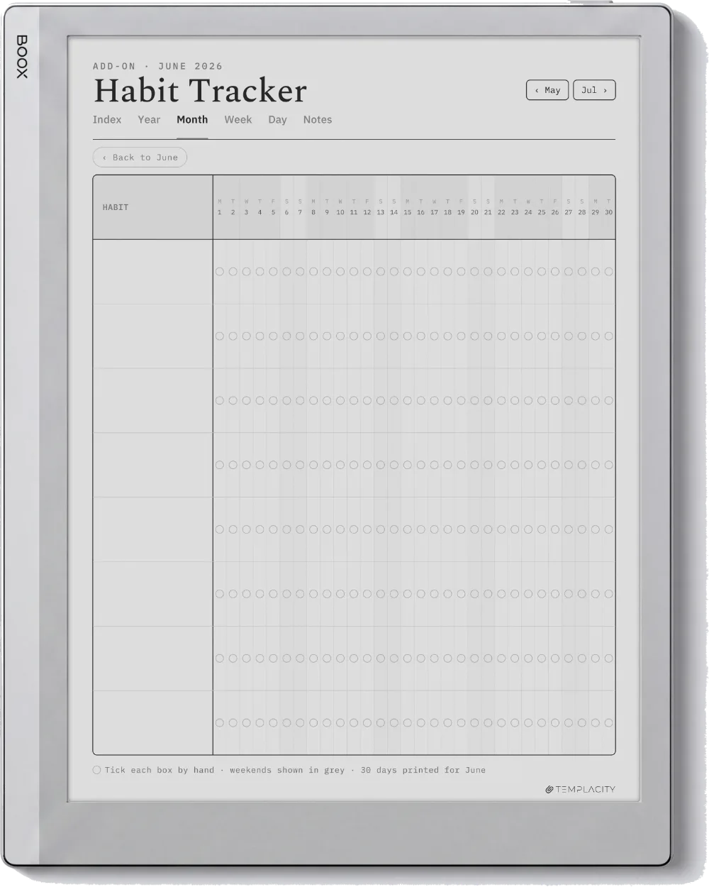 The Planner for Boox Boox Go 10.3 page 4