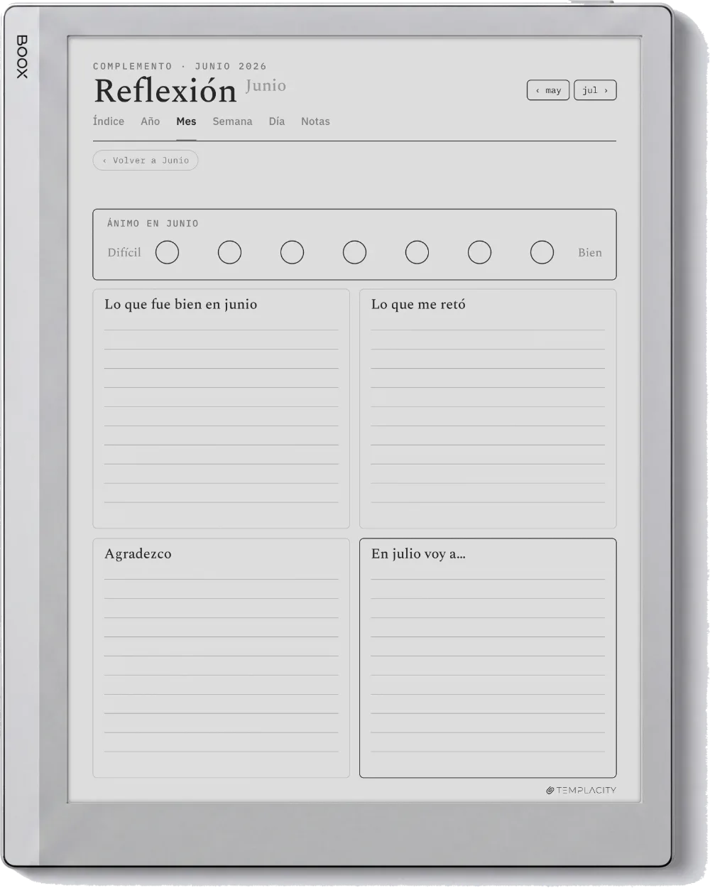 El Planner para Boox, Boox Go 10.3, página 5
