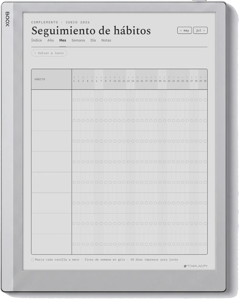 El Planner para Boox, Boox Go 10.3, página 4