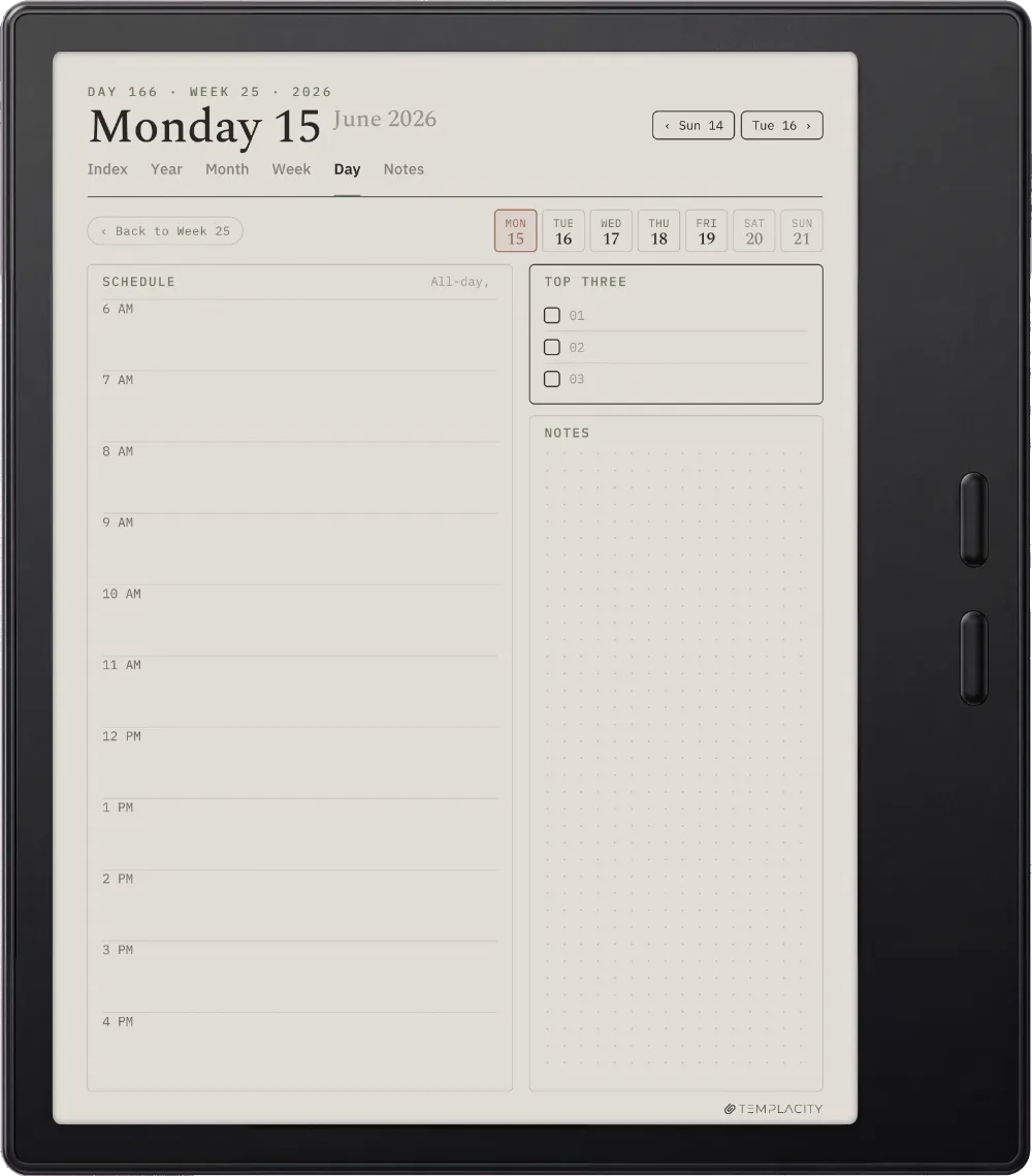 The Planner for Boox Boox Go Color 7 (Gen II) page 1