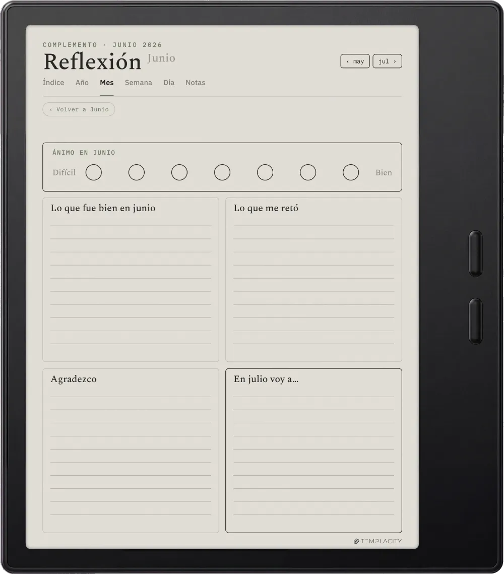 El Planner para Boox, Boox Go Color 7 (Gen II), página 5