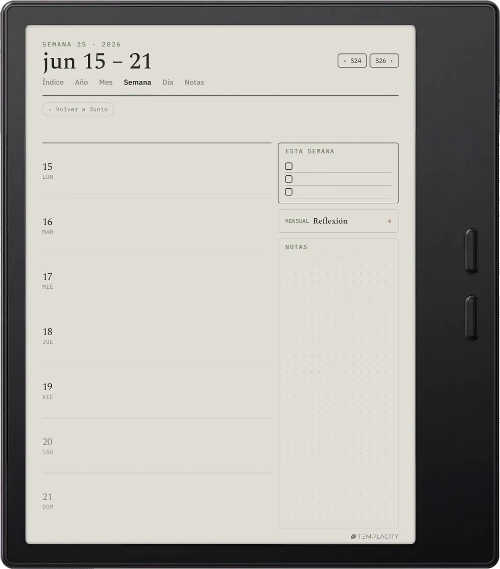 El Planner para Boox, Boox Go Color 7 (Gen II), página 2